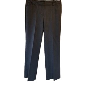 Dark Gray Pinstripe Dress Pants, Size 8